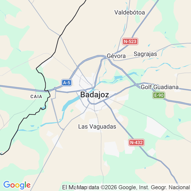 Código postal de Galicia, De, Plaza en Badajoz