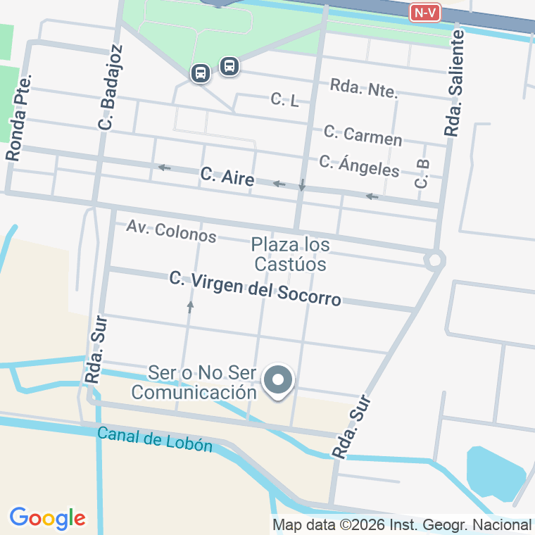 Código postal de Calle Virgen del Socorro en Villafranco del Guadiana