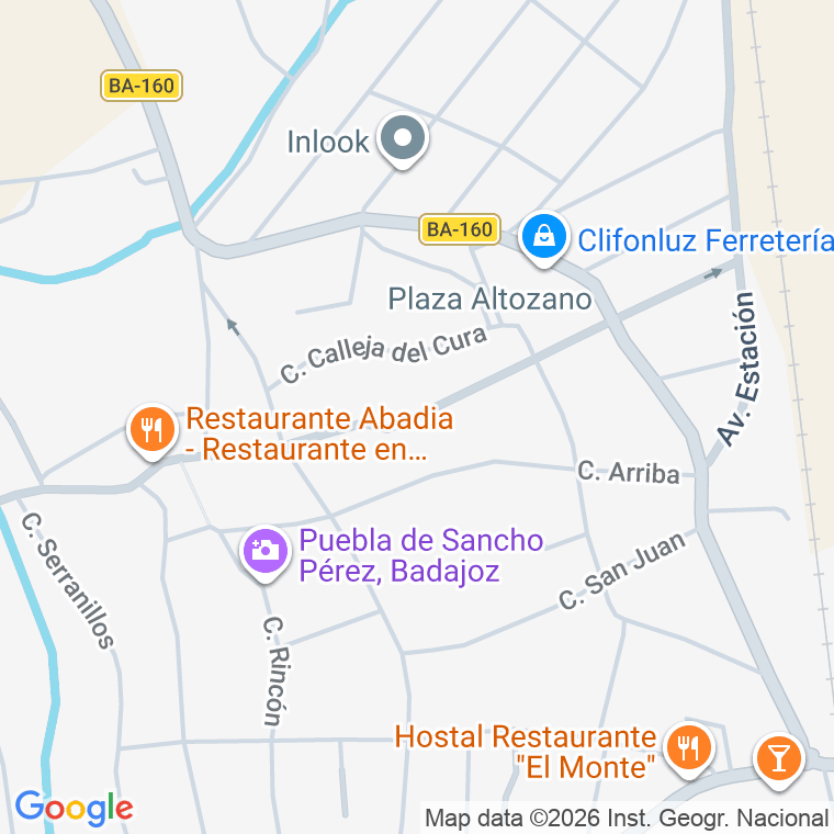 Código postal de Calle Morena en Puebla de Sancho Perez
