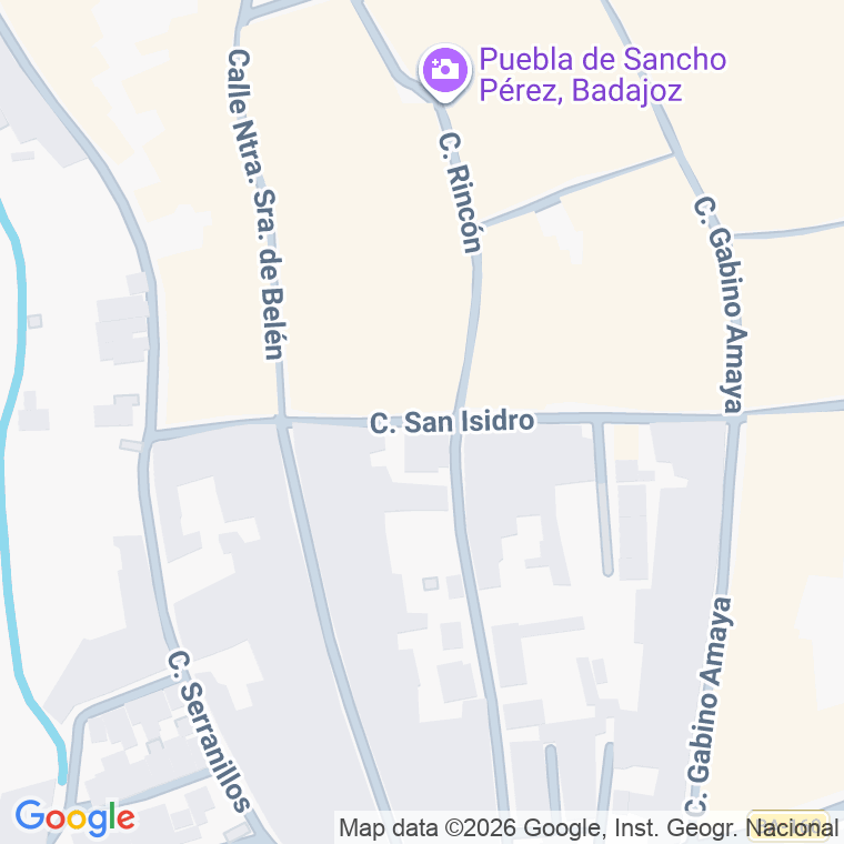 Código postal de Calle San Isidro en Puebla de Sancho Perez