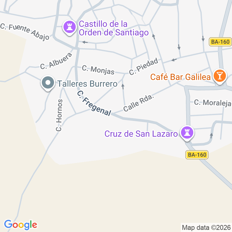 Código postal de Calle Fregenal en Valencia del Ventoso