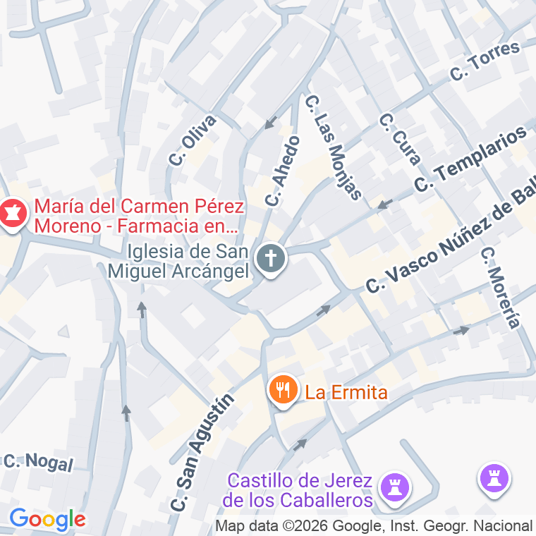 Código postal de Plaza España en Jerez de los Caballeros