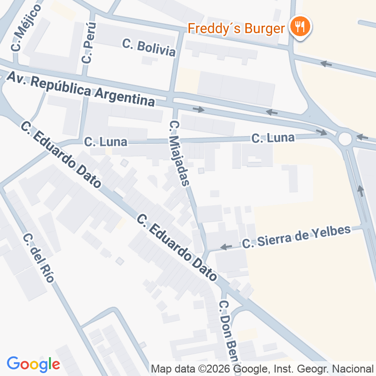 Código postal de Calle Miajadas en Don Benito