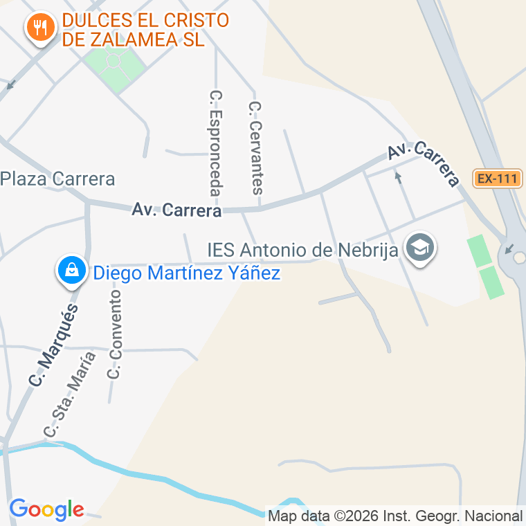 Código postal de Calle Colon en Zalamea de la Serena