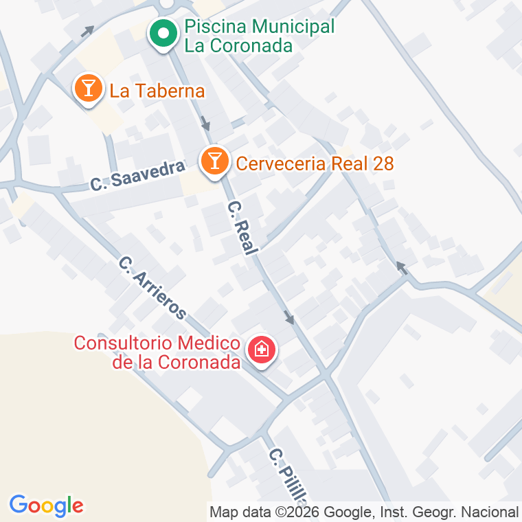 Código postal de Calle Fernando Calvo Ayuso en Coronada (la)