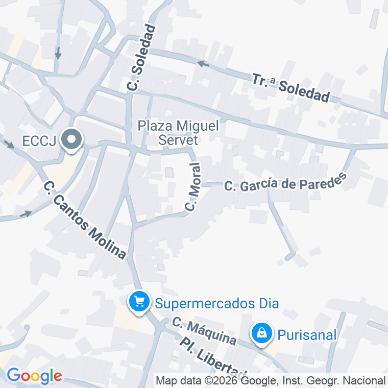 Código postal de Calle Moral en San Vicente de Alcantara