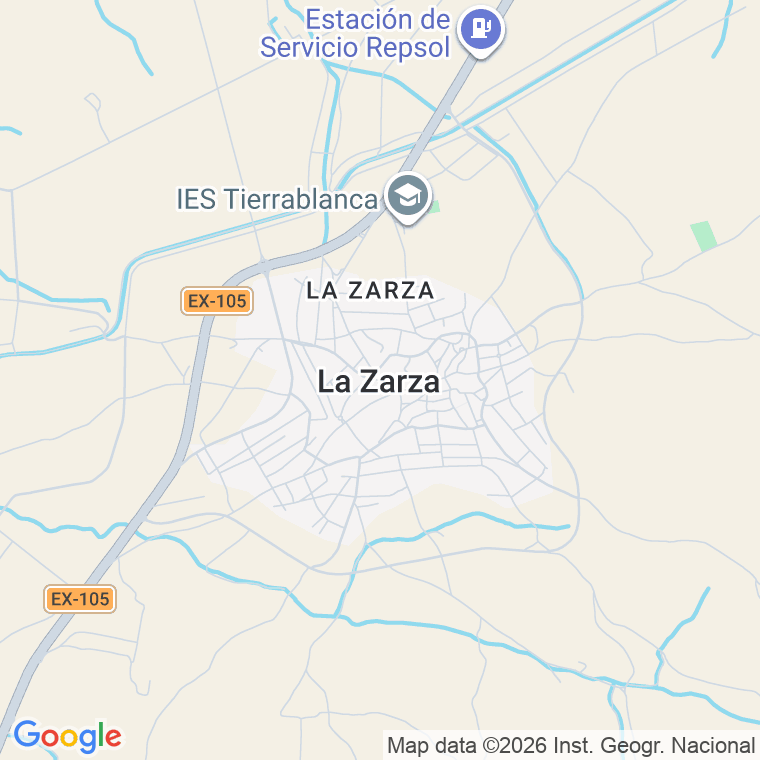 Código postal de Zarza, la en Badajoz