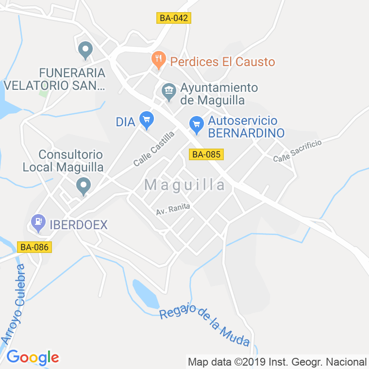 Código Postal de Maguilla en Badajoz