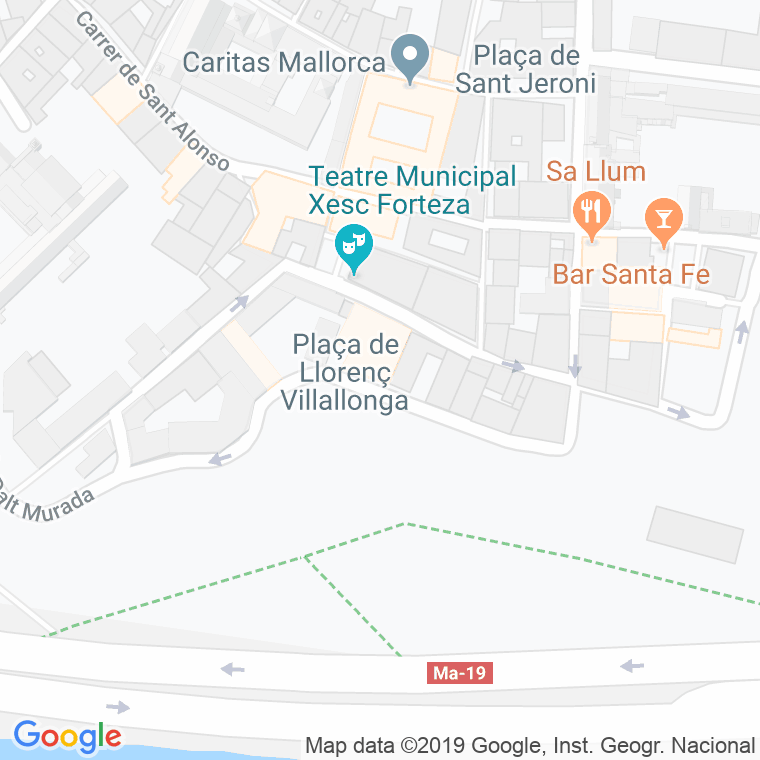 Código Postal calle Calatrava en Palma de Mallorca