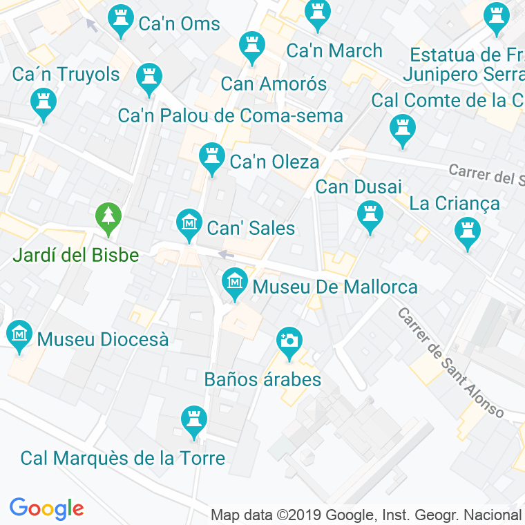 Código Postal calle Can Pont I Vic en Palma de Mallorca