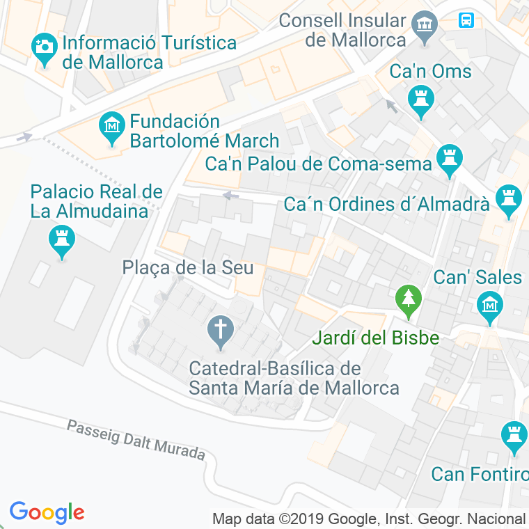 Código Postal calle Deganat en Palma de Mallorca