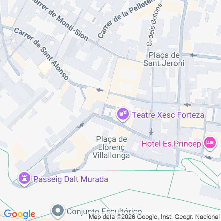 Código postal de Prevere Miquel Maura, Plaça en Palma de Mallorca