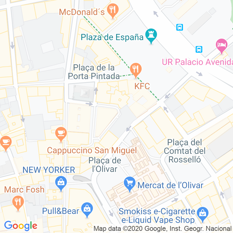 Código Postal calle Guillem De Torrella, passatge en Palma de Mallorca