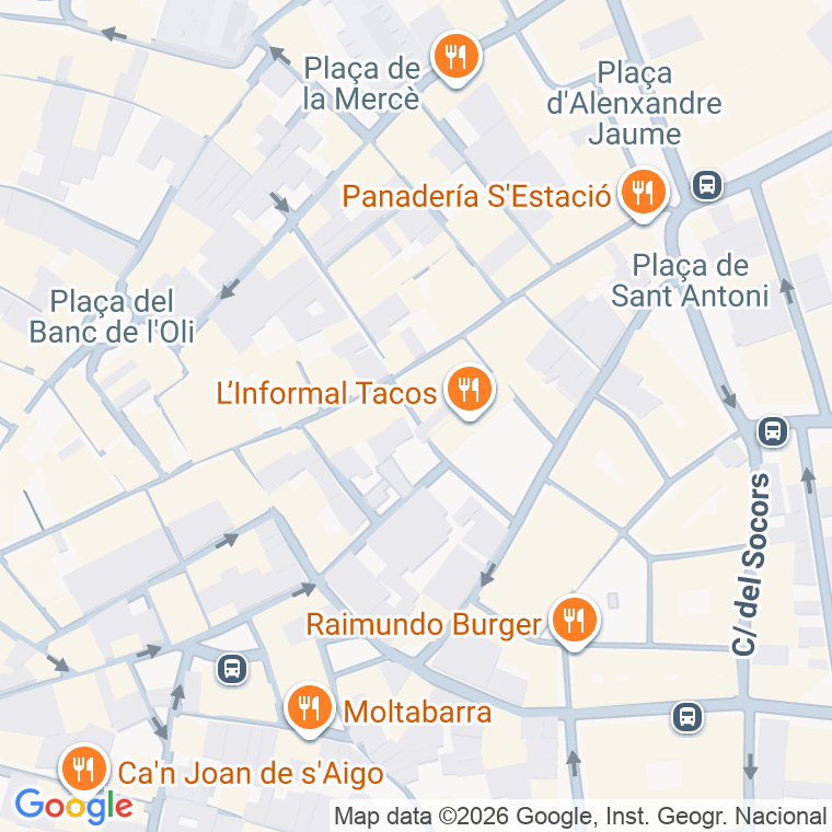 Código postal de Sant Andreu en Palma de Mallorca