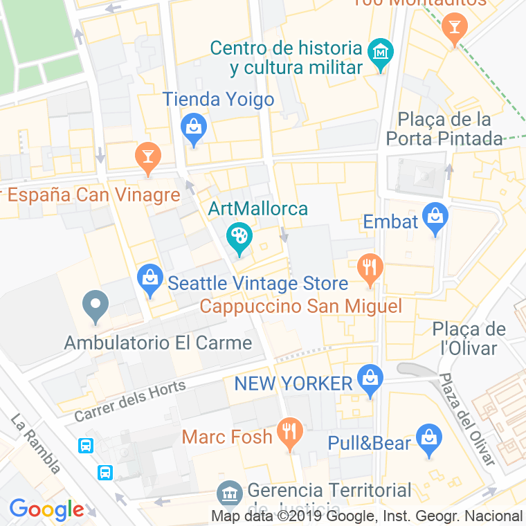 Código Postal calle Can Burgos en Palma de Mallorca