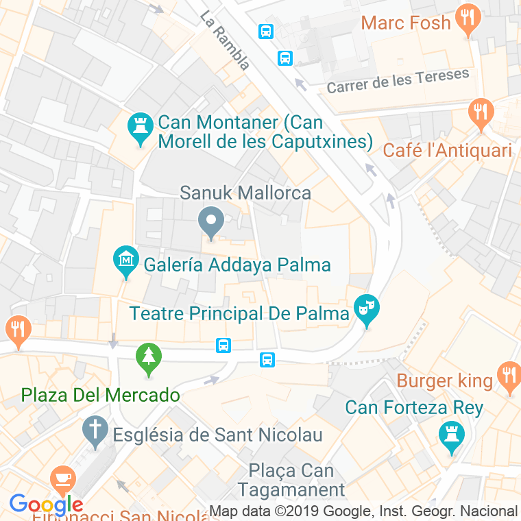 Código Postal calle Can Pueyo en Palma de Mallorca