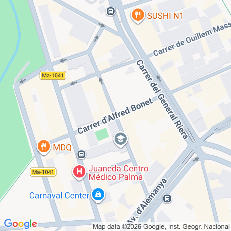 Código postal de Sant Joan de la Salle en Palma de Mallorca