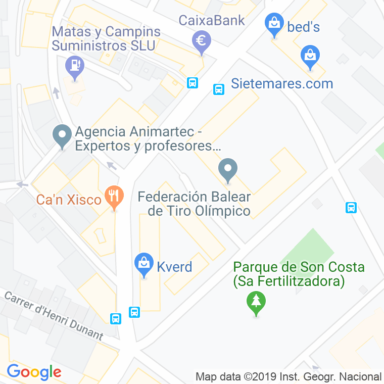 Código Postal calle Joaquin Turina en Palma de Mallorca