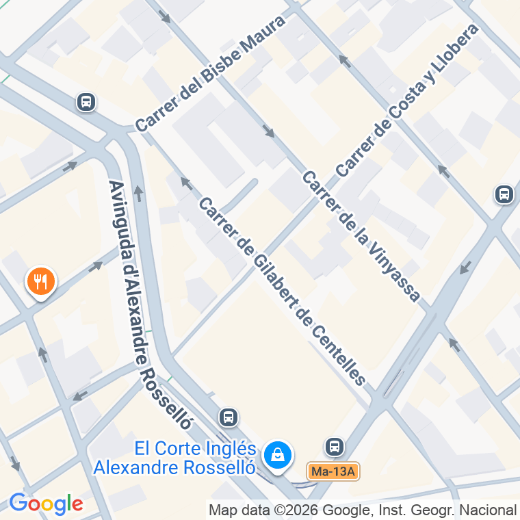 Código postal de Gilabert de Centelles en Palma de Mallorca
