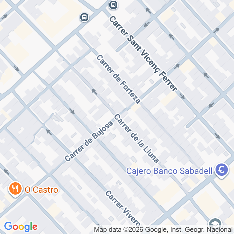 Código postal de Lluna, la en Palma de Mallorca