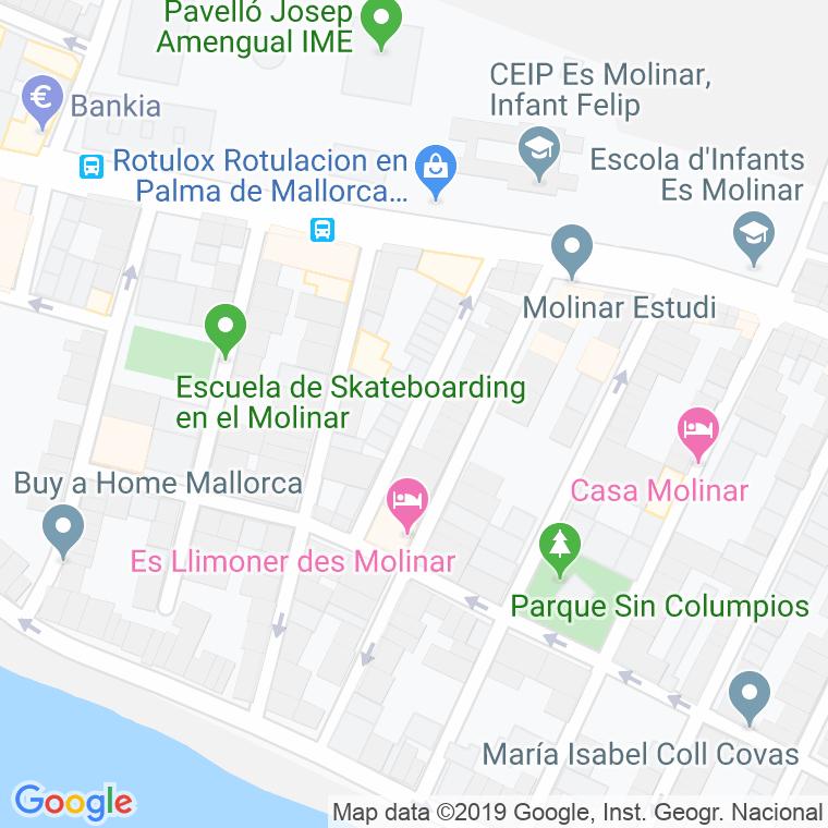 Código Postal calle Bilbao en Palma de Mallorca