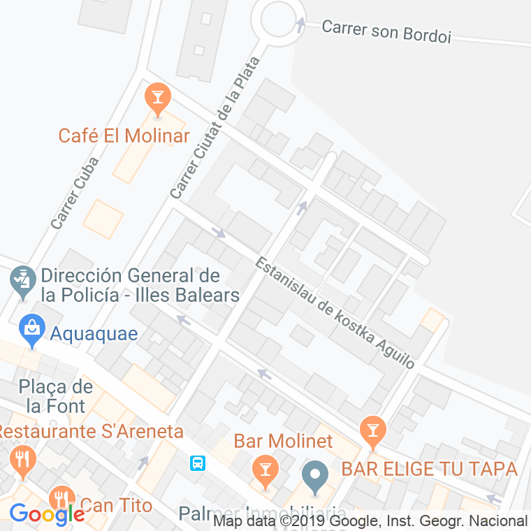 Código Postal calle Sant Marçal en Palma de Mallorca