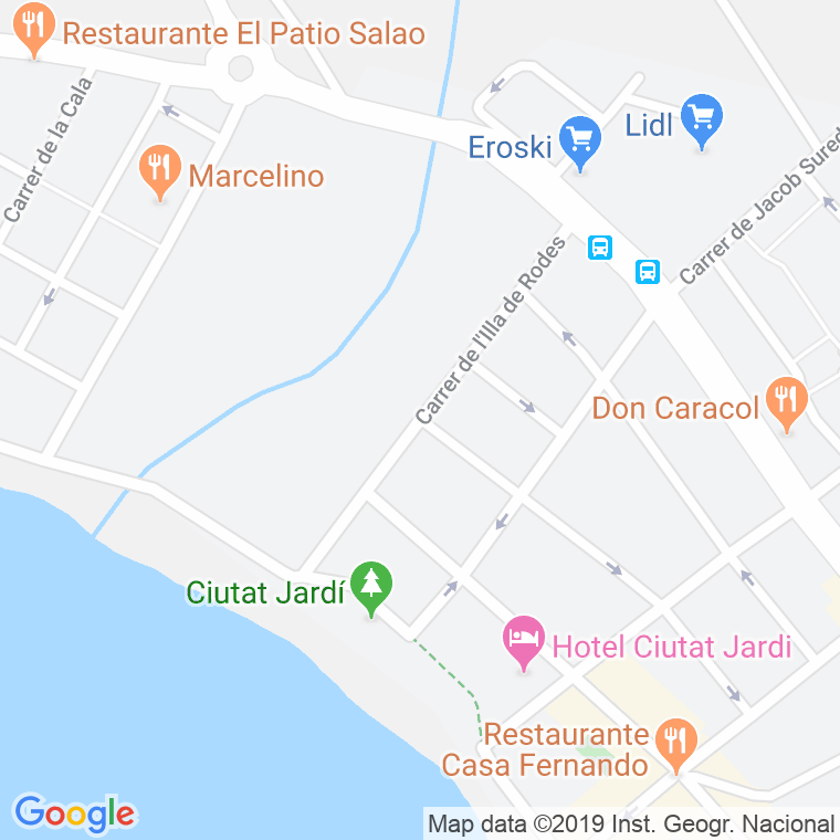 Código Postal calle Illa De Rodes en Palma de Mallorca