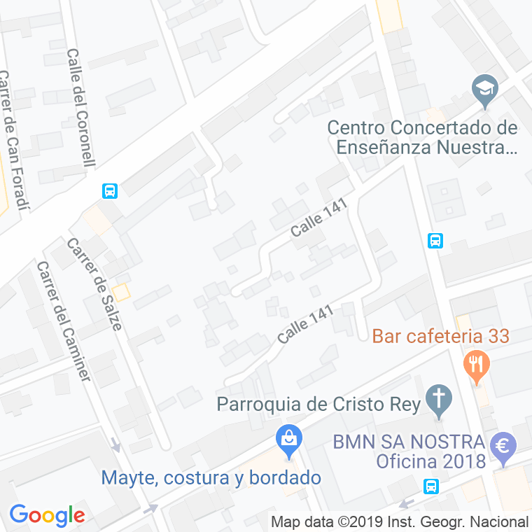 Código Postal calle 141 (Son Ametler) en Palma de Mallorca