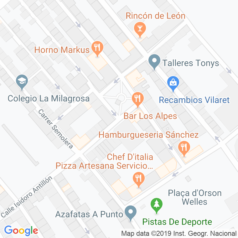 Código Postal calle Jordi en Palma de Mallorca
