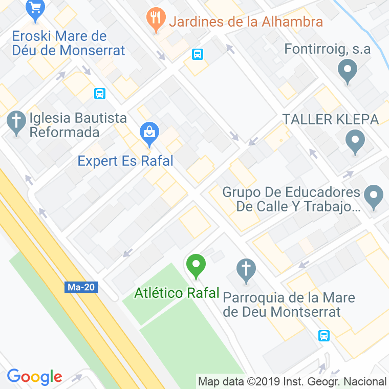 Código Postal calle Josep Zafortera I Musoles en Palma de Mallorca