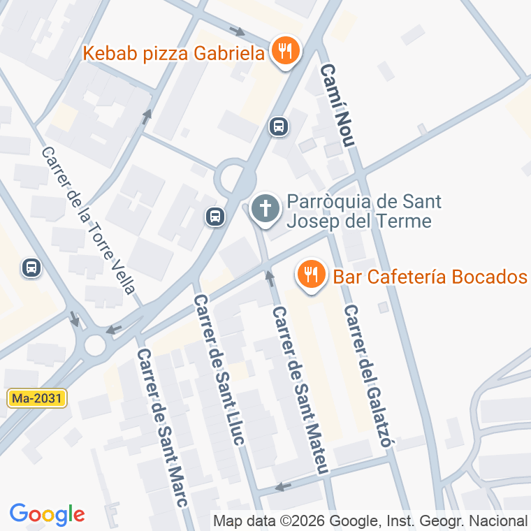 Código postal de C Palou de Reguer en Indioteria (sa)