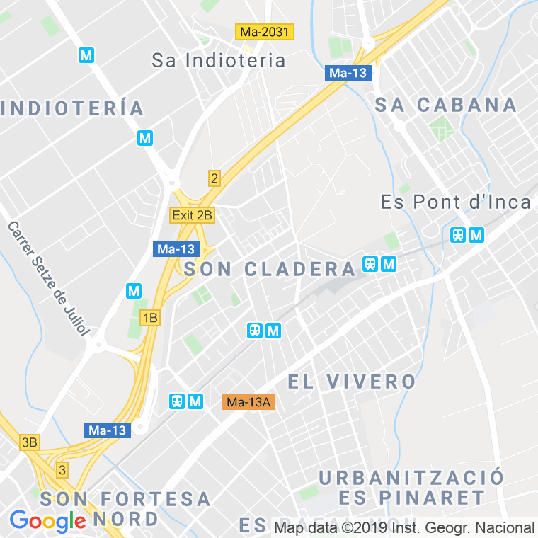 Código Postal calle 144 (Son Cladera) en Palma de Mallorca