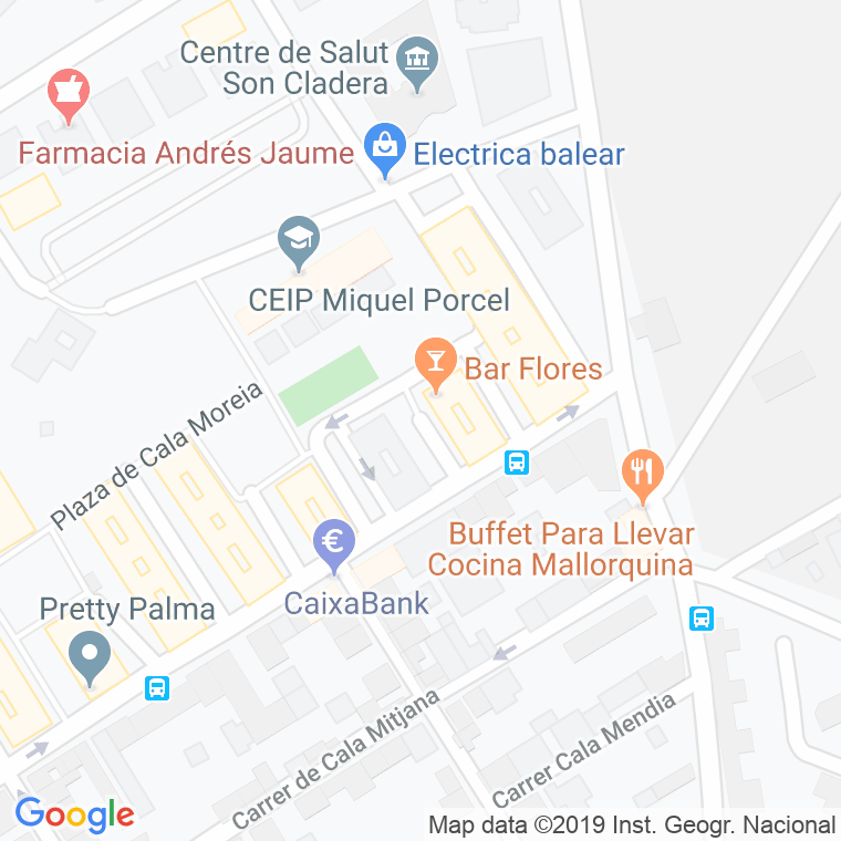 Código Postal calle Cala Agulla en Palma de Mallorca