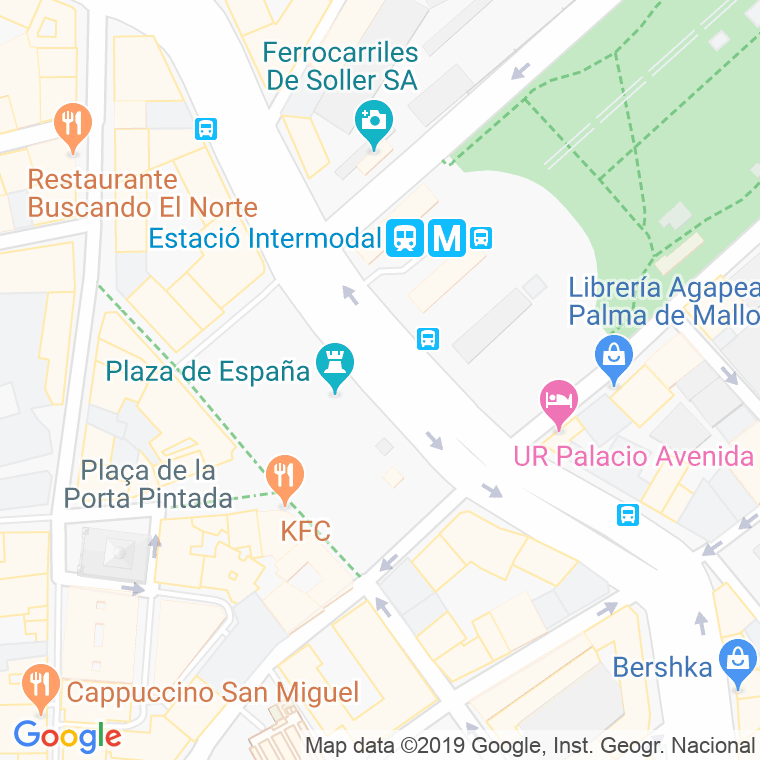 Código Postal calle Caudillo, plaça en Palma de Mallorca