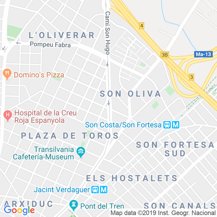 Código Postal calle Concordia, De La, passatge en Palma de Mallorca
