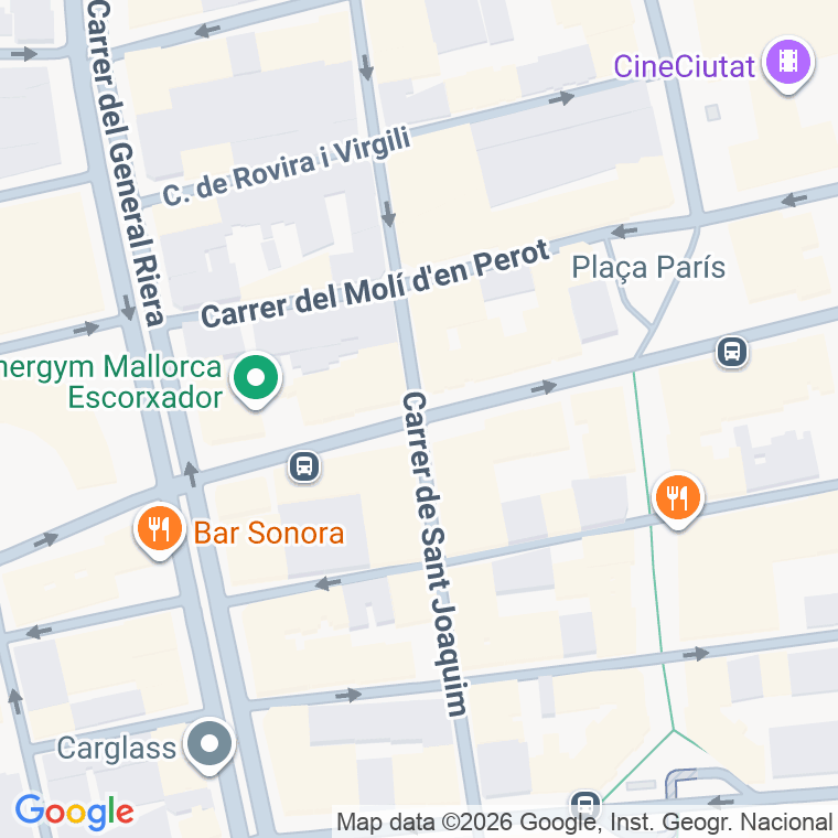 Código postal de Joan Massanet I Moragues en Palma de Mallorca