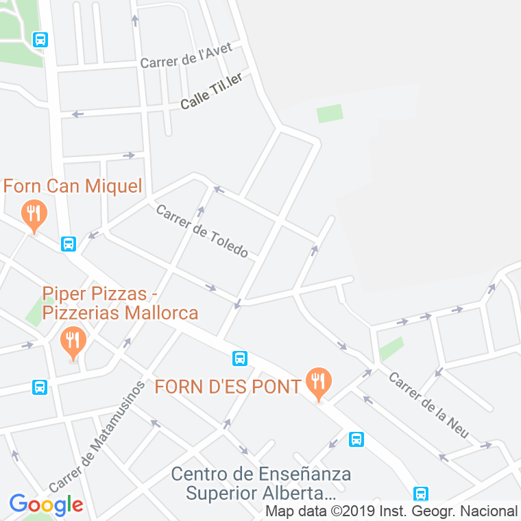 Código Postal calle Fra Miguel Ferrer en Palma de Mallorca