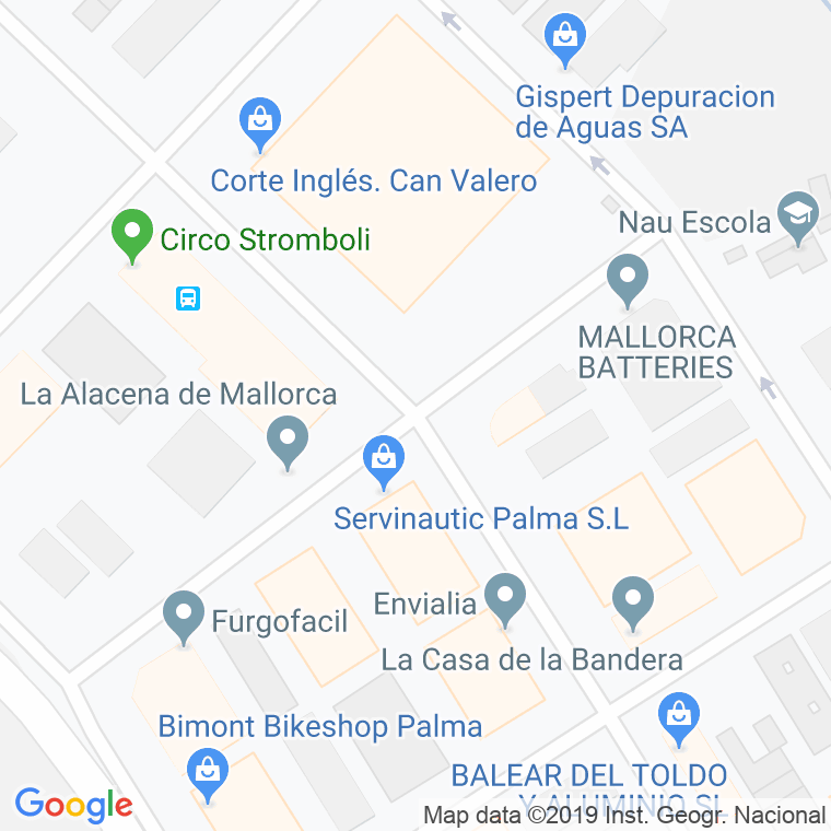 Código Postal calle Francesc Vallduvi en Palma de Mallorca