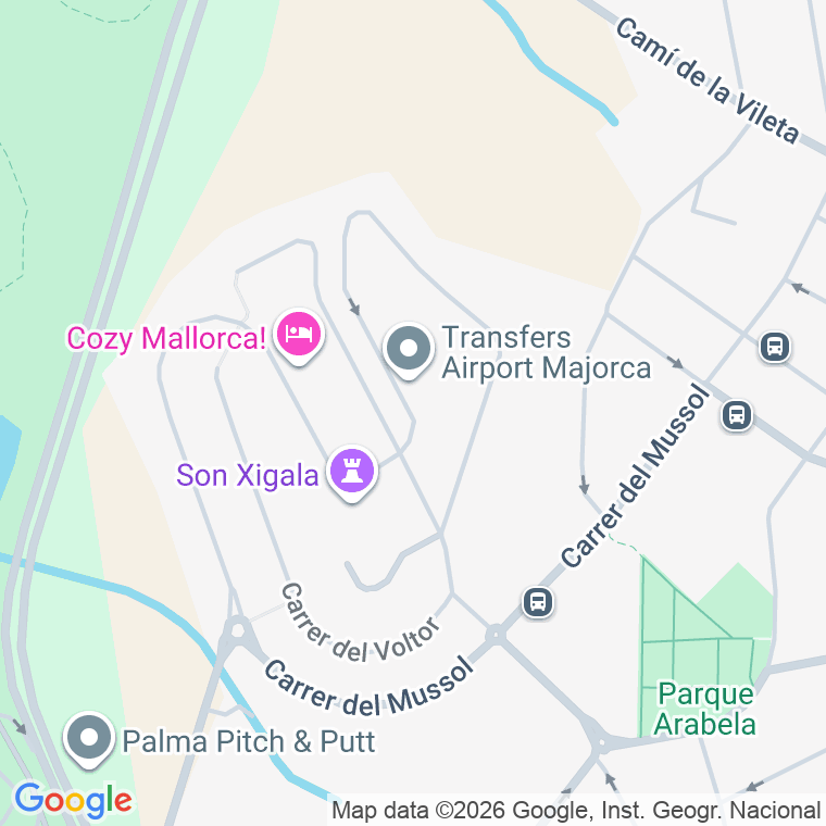 Código postal de Verderol en Palma de Mallorca