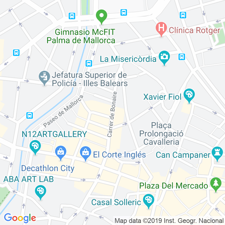 Código Postal calle Bonaire en Palma de Mallorca