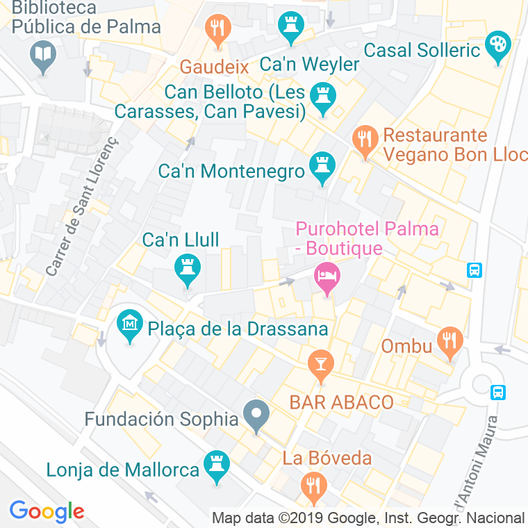 Código Postal calle Can Boneo en Palma de Mallorca