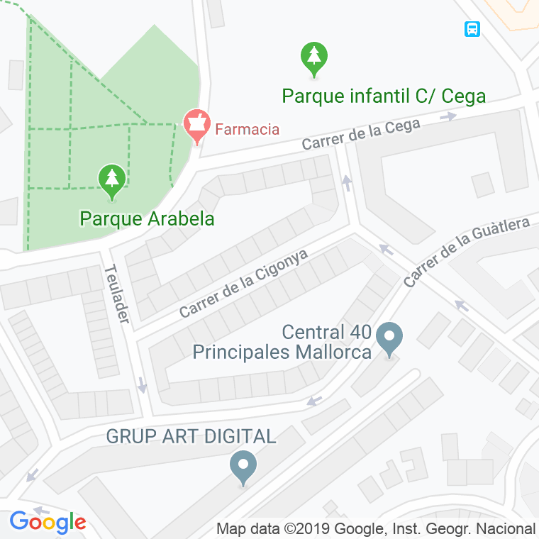 Código Postal calle Cigonya en Palma de Mallorca