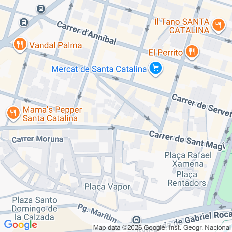 Código postal de Hermanos Leal en Palma de Mallorca
