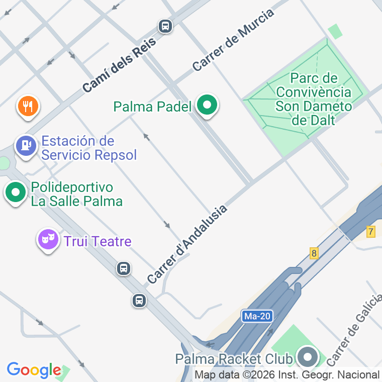 Código postal de Illes Canaries en Palma de Mallorca