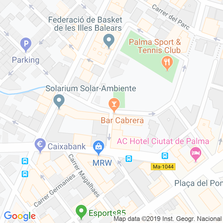 Código Postal calle Alferez Provisional en Palma de Mallorca