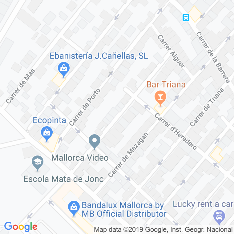 Código Postal calle Calafat en Palma de Mallorca