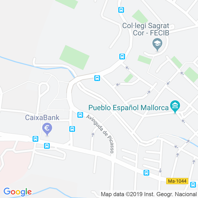 Código Postal calle Equador, passeig en Palma de Mallorca