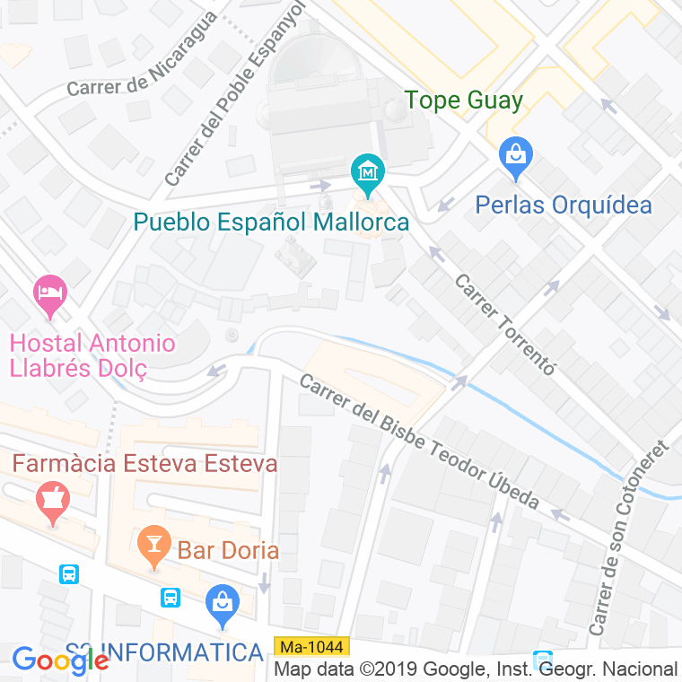 Código Postal calle Marinero Moll Duniach en Palma de Mallorca