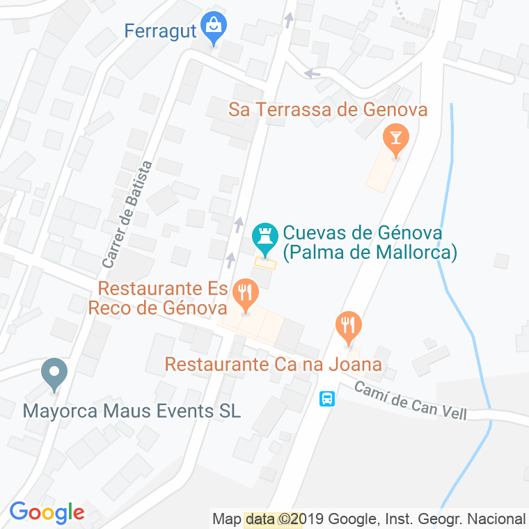 Código Postal calle 214 (Genova) en Palma de Mallorca