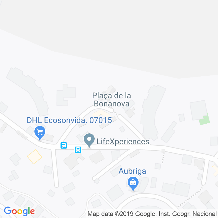 Código Postal calle Bonanova, plaça en Palma de Mallorca